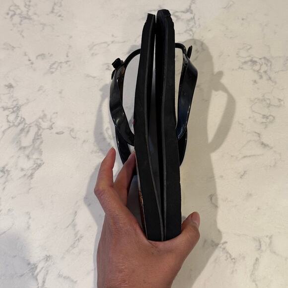 Coach Kasey Signature Poppy Print Jelly Flip Flop Sandals size 10 Y2K baddie - Picture 10 of 13